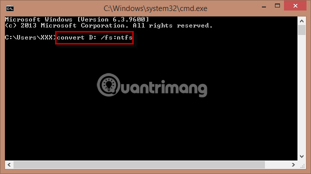 How to convert a FAT32 hard drive to NTFS on Windows does not lose data Picture 3
