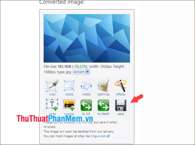 How to convert a PNG file to a JPG does not reduce image quality Picture 11