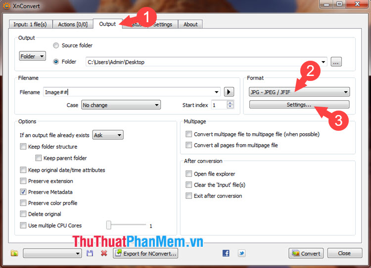 How to convert a PNG file to a JPG does not reduce image quality Picture 15