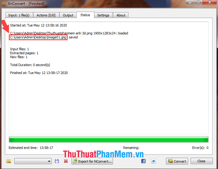 How to convert a PNG file to a JPG does not reduce image quality Picture 18