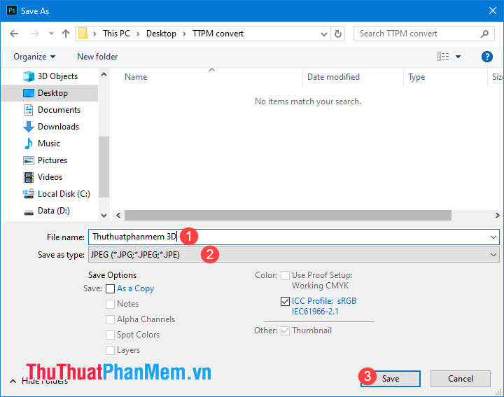How to convert a PNG file to a JPG does not reduce image quality Picture 6