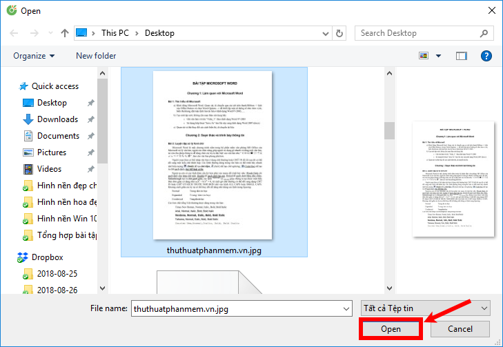 How to convert a scanned file to Word Picture 16