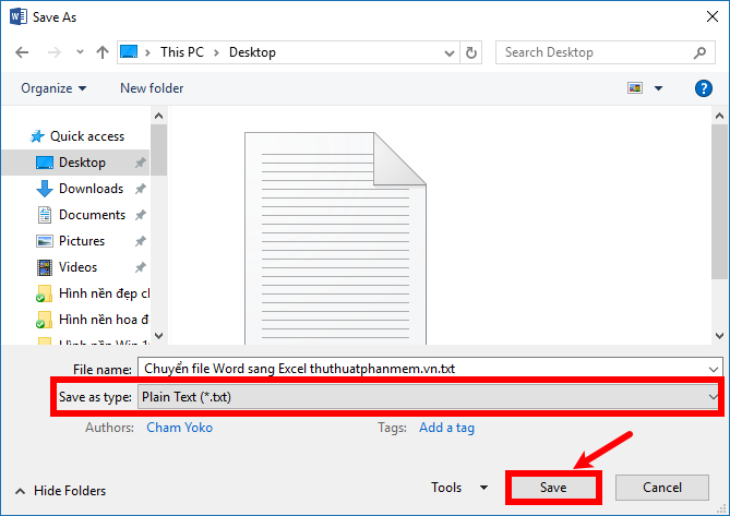 How To Convert A Word File To Excel