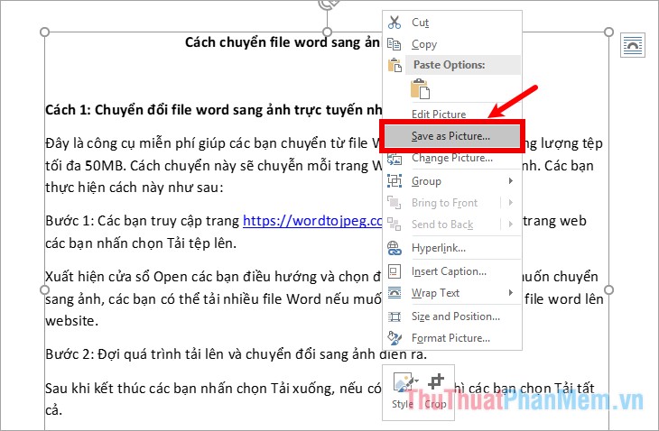 How to convert a word file to the fastest image Picture 11