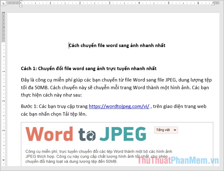 How to convert a word file to the fastest image Picture 15