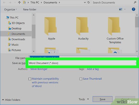 How to Convert a WordPerfect Document to a Microsoft Word Document Picture 14