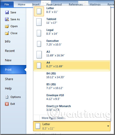 scale word for mac document to print