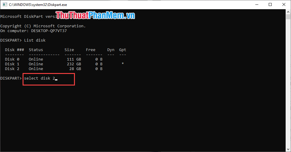 How to convert an MBR hard drive to a GPT disk using the CMD Diskpart command Picture 5