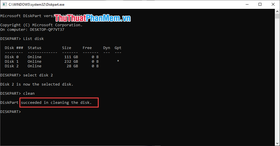 How to convert an MBR hard drive to a GPT disk using the CMD Diskpart command Picture 8
