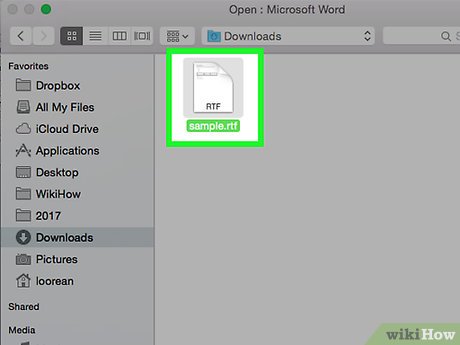 How to Convert an RTF File into MS Word Document Picture 4