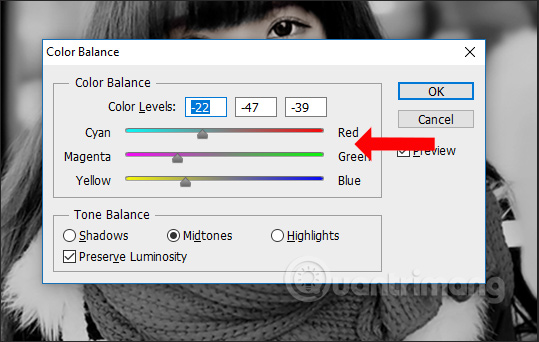 How to convert black and white images into color images in Photoshop Picture 18