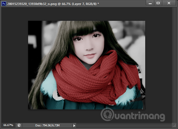 How to convert black and white images into color images in Photoshop Picture 25