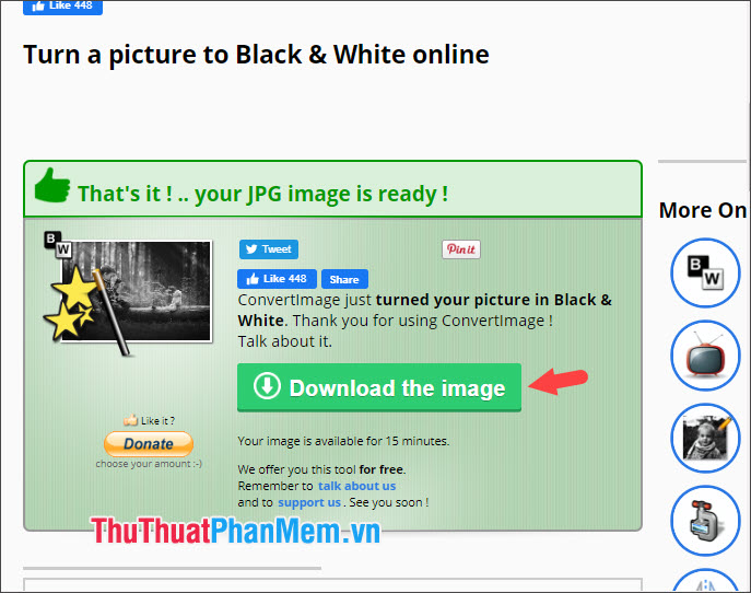 How to convert color photos to black and white online Picture 13