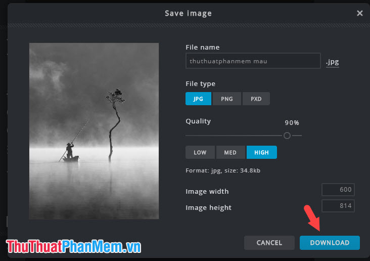 How to convert color photos to black and white online Picture 6
