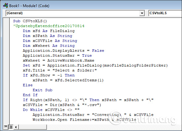How to convert CSV files to Excel in bulk Picture 4