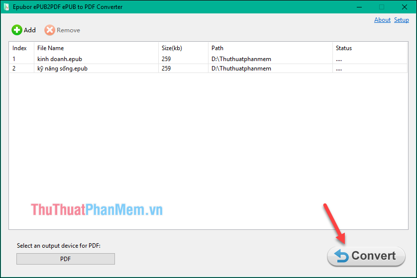 How to convert EPUB to PDF - Convert EPUB to PDF Picture 11