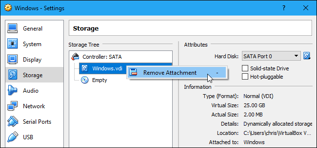 How to convert fixed and mobile hard drives in VirtualBox Picture 11