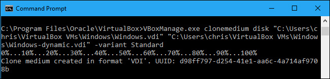 How to convert fixed and mobile hard drives in VirtualBox Picture 8