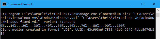 How to convert fixed and mobile hard drives in VirtualBox Picture 9