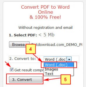 How to convert from PDF to Word font error Picture 3