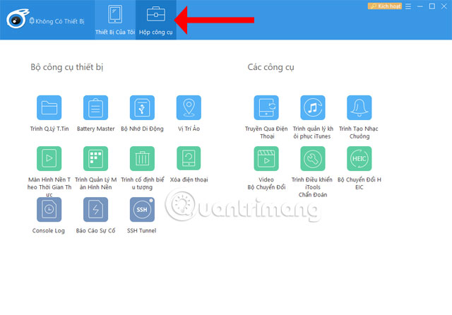 How to convert iTools into Vietnamese language Picture 5