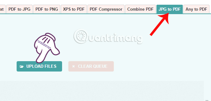 How to convert JPG image file to PDF file online Picture 5