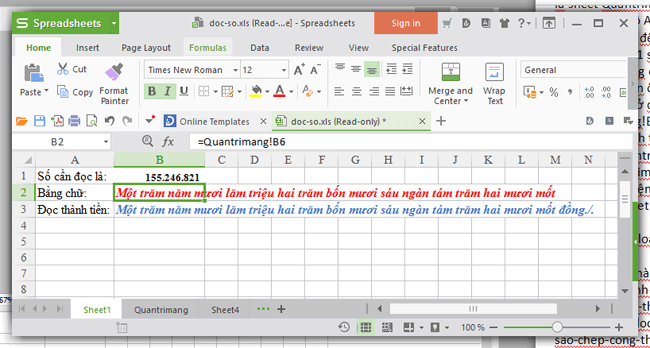 How to convert money into words in Excel, without an add-in, supports both 32-bit and 64-bit Excel Picture 3