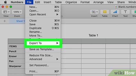 How to Convert .Numbers to .Xls Picture 11