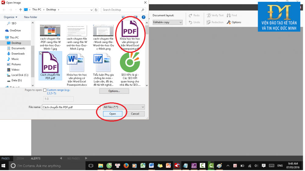 How to convert PDF files and image files to Word 96.69% without error Font! Picture 3