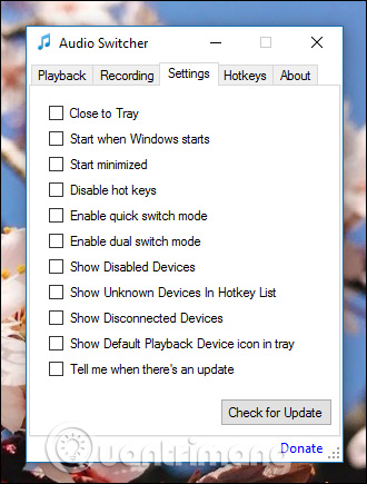 How to convert speakers with a shortcut on Windows 10 Picture 5