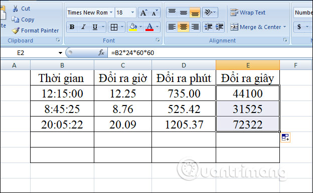 How to convert time in Excel Picture 10