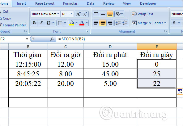 How to convert time in Excel Picture 17