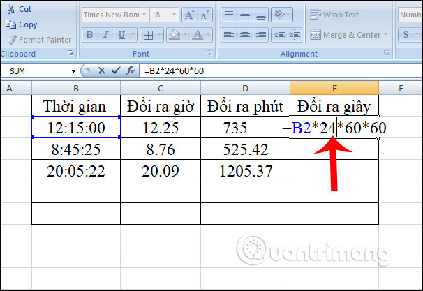 How to convert time in Excel Picture 9