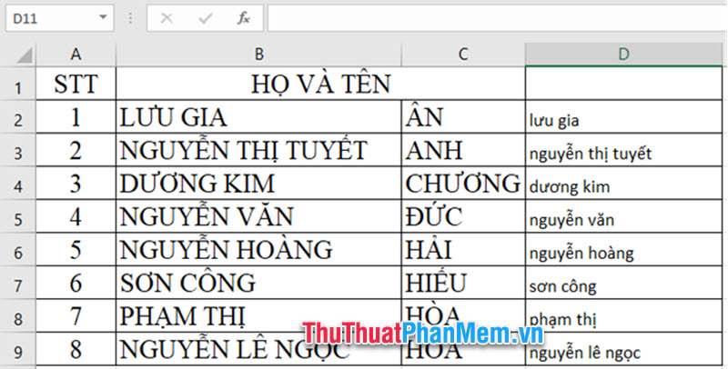 How to convert uppercase to lowercase in Excel simple and fast Picture 1