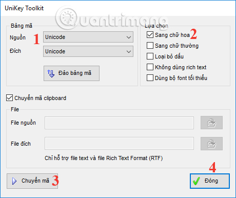 How to convert uppercase to lowercase letters on Excel with Unikey Picture 4