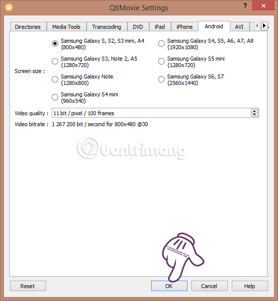 How to convert video format for smartphones with QtlMovie Picture 10