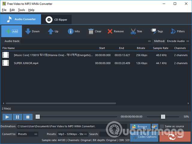 How to convert video to mp3 using Free Video To MP3 WMA Converter Picture 14