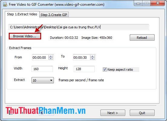 How to convert videos into GIF animation Picture 2