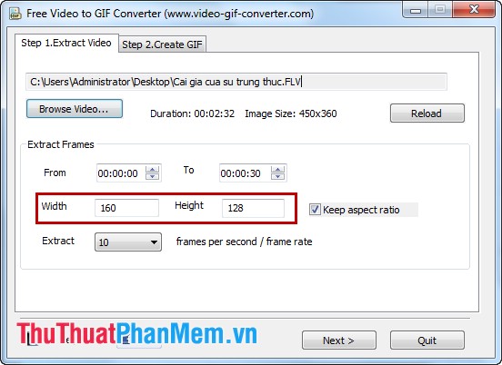 How to convert videos into GIF animation Picture 4