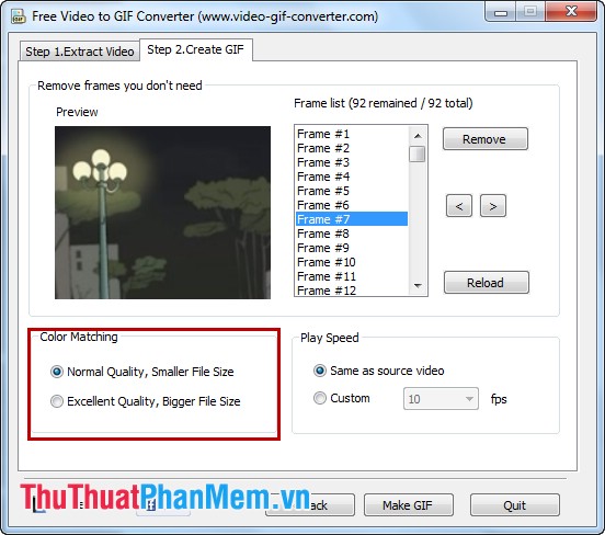 How to convert videos into GIF animation Picture 7