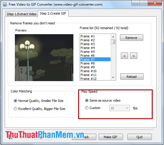 How to convert videos into GIF animation Picture 8