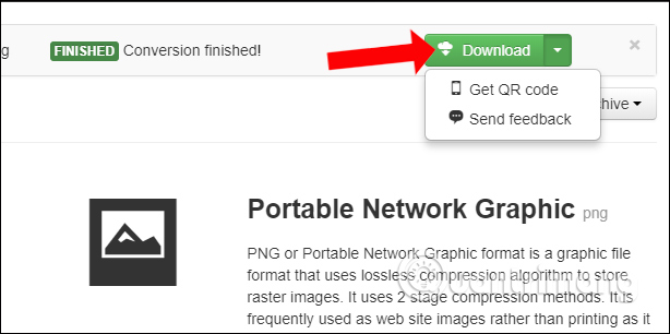 How to convert WebP image to PNG, JPG on Chrome, Coc Coc Picture 13