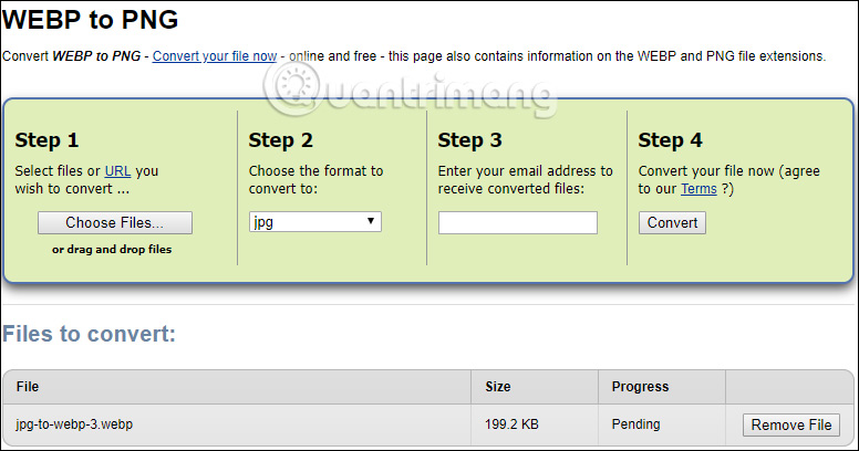 How to convert WebP image to PNG, JPG on Chrome, Coc Coc Picture 14
