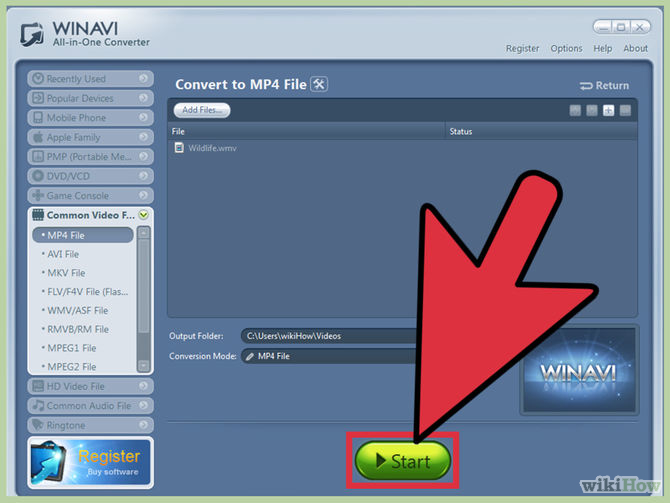 How to convert WMV video tail to MP4? Picture 19