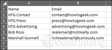 How to convert Word to a CSV file - TipsMake.com