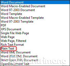 How to convert Word to a CSV file Picture 4