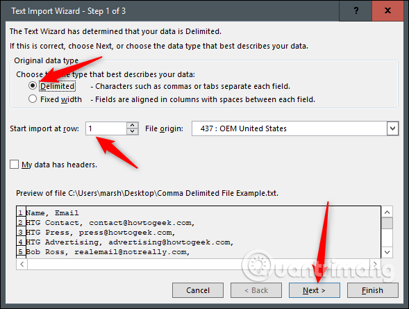 How to convert Word to a CSV file Picture 8