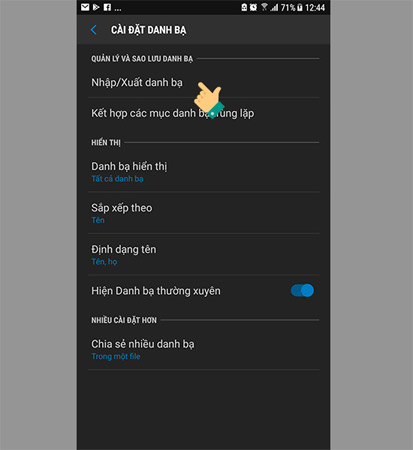 How to copy contacts from sim to Samsung phone Picture 4