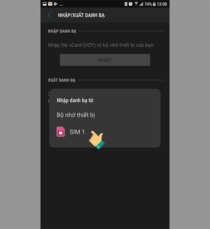 How to copy contacts from sim to Samsung phone Picture 6