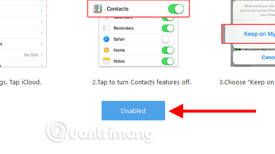 How to copy, copy contacts from iPhone to SIM with iTools Picture 7